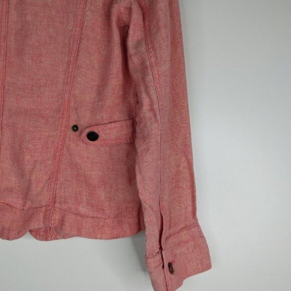 J.jill Linen Button-down Jacket Top | Size XS - Picture 7 of 8